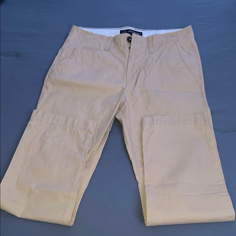 Men's Beige Cargo Pants